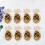8Pcs Pineapple Shaped Paper For Birthday Party 9