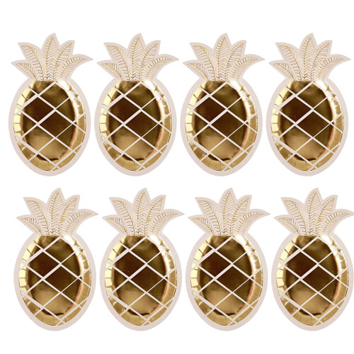 8Pcs Pineapple Shaped Paper For Birthday Party 1