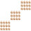 36 Pcs Decorative Tiny Woven Baskets Multi Function Candy Household 5