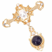 2 Count Elegant Flower Oversized Brooch Pin Lapel Brooches For Women