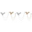 4 Pcs Rhinestone Eagle Brooch With Chain Tassel Lapel Pin 2