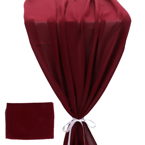 5 Pcs Table Covers For Party Dining Runner Chiffon Runners Wedding