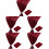 5 Pcs Table Covers For Party Dining Runner Chiffon Runners Wedding 6