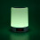 Bluetooth Night Light Speaker Alarm Clock 378g Touch LED Lamp 7