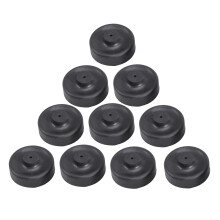 20 Pcs A5 Silica Gel Aquarium Air Pump Membrane For Fish Tank Black