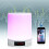Bluetooth Night Light Speaker Alarm Clock 378g Touch LED Lamp 15