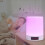 Bluetooth Night Light Speaker Alarm Clock 378g Touch LED Lamp 4