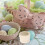 12 Pcs Easter Egg Wooden Saucer Cup Decorative Holder 5