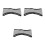 3Pcs Soundproof Sleeping Ear Muffs For Noise Reduction Light Grey 9