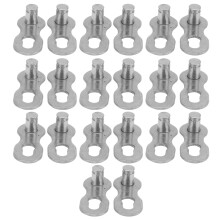 10 Pair 10 Speed Steel Bike Chain Link Connectors Silver Cycling Accessory