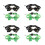 8 Pcs Cat Collar With Bell Bow-Knot Kitten Neck Decor 4