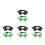 8 Pcs Cat Collar With Bell Bow-Knot Kitten Neck Decor 3