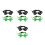 8 Pcs Cat Collar With Bell Bow-Knot Kitten Neck Decor 2