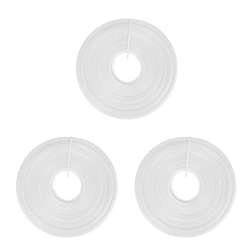 3 Rolls Corset Boning Accessories Underwear White Polyester 2