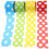 Paper Streamers Assorted Color 8 Rolls 98x1.8in 6