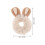 2St Modieuze Bunny Ear Haaraccessoires En Comfortabel 3