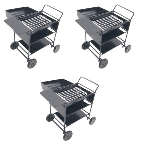3 Tasca Esterno Barbecue In Ferro Per Mini Casa 2
