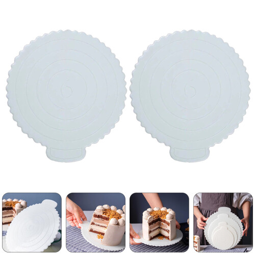 2Pcs Base Para Bolo De Exibição 4 Polegadas Aniversário Festa 2