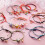 pulseira trançada de à mão vermelha 8