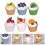 6 Unidades Cupcake Falso Alimento Artificial Exposição 5