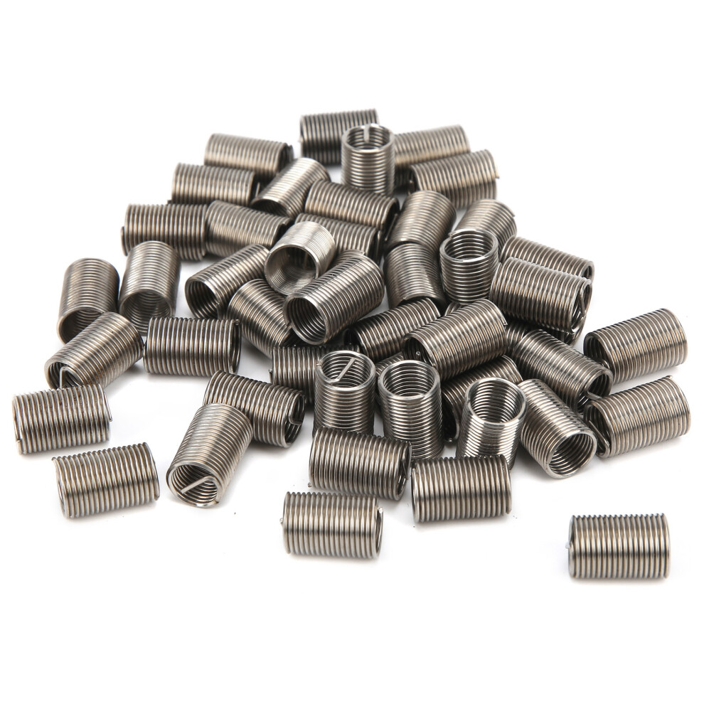 50pcs M8x1x3D Steel Wire Thread Inserts for Aluminum & Plastic Repair-image-OPC-PMTYPP2-NEW