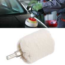 White Cloth Polishing Wheel 40mm Cylindrical for Metal, Jewelry & Glass