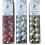 3 Packs Mini Baubles Red Gold Silver 1