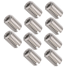 10 Stück Edelstahl-Gewindereparaturnüsse M5 x 0,8mm & M8 x 1,25mm, 12mm
