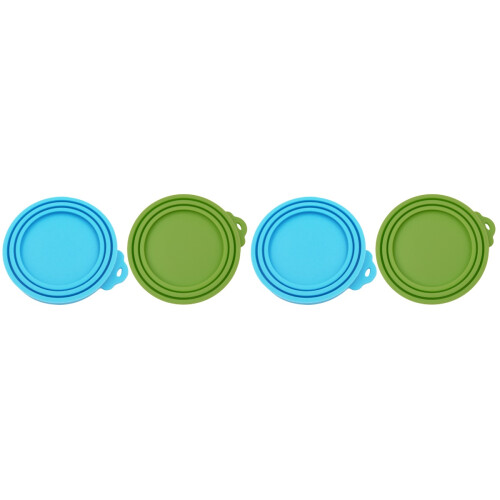 4 Unidades De De Silicone Para Lata De Comida De Pet 1
