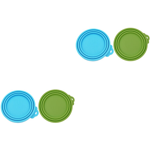 4 Unidades De De Silicone Para Lata De Comida De Pet 2