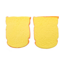 2Stk Simuliertes Brotmodell Toast, Lebensechtes Fotoprop