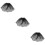 3 Stuks Bruidsdecor Bloemsluier Trouwjurk Haaraccessoire 4