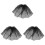 3 Stuks Bruidsdecor Bloemsluier Trouwjurk Haaraccessoire 8
