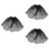3 Stuks Bruidsdecor Bloemsluier Trouwjurk Haaraccessoire 5
