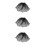 3 Stuks Bruidsdecor Bloemsluier Trouwjurk Haaraccessoire 9