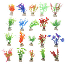 20 Gesimuleerde Visaquariumplant Kunstmatige Waterplant Gemengd