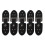 10 Paren Pu Leren Toggle Gespen Kledingriem Met Knopen Sluiting 2