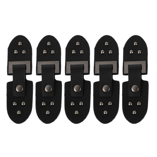 10 Paren Pu Leren Toggle Gespen Kledingriem Met Knopen Sluiting 1