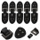 10 Paren Pu Leren Toggle Gespen Kledingriem Met Knopen Sluiting 9