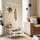 VASAGLE Industrial-Style Coat Rack with Shoe Storage and Bench 3
