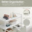 VASAGLE (73x33x92cm, White) Laundry Basket, Laundry Hamper, Laundry Sorter 4