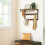 VASAGLE 3-in-1 Wall Coat Rack with Shelf, Hooks, and Hanging Rod 1