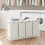 VASAGLE (115.6x33x72.5cm, White) Laundry Basket, Laundry Hamper, Laundry Sorter 2
