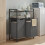 VASAGLE 92L Dual Compartment Laundry Sorter with Shelves 4