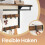 VASAGLE 3-in-1 Wall Coat Rack with Shelf, Hooks, and Hanging Rod 4