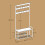 VASAGLE Multifunctional Coat Rack with Bench, Hooks & Shoe Storage 7