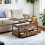 VASAGLE Lift-Top Coffee Table with Adjustable Height and Storage 1