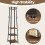 VASAGLE Industrial Coat Rack with Shelves and Hooks for Entryway 5