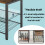 VASAGLE 4-in-1 Hall Tree with Bench, Hooks, Shoe Rack & Shelves 5