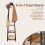 VASAGLE Industrial Coat Rack with Shelves and Hooks for Entryway 4